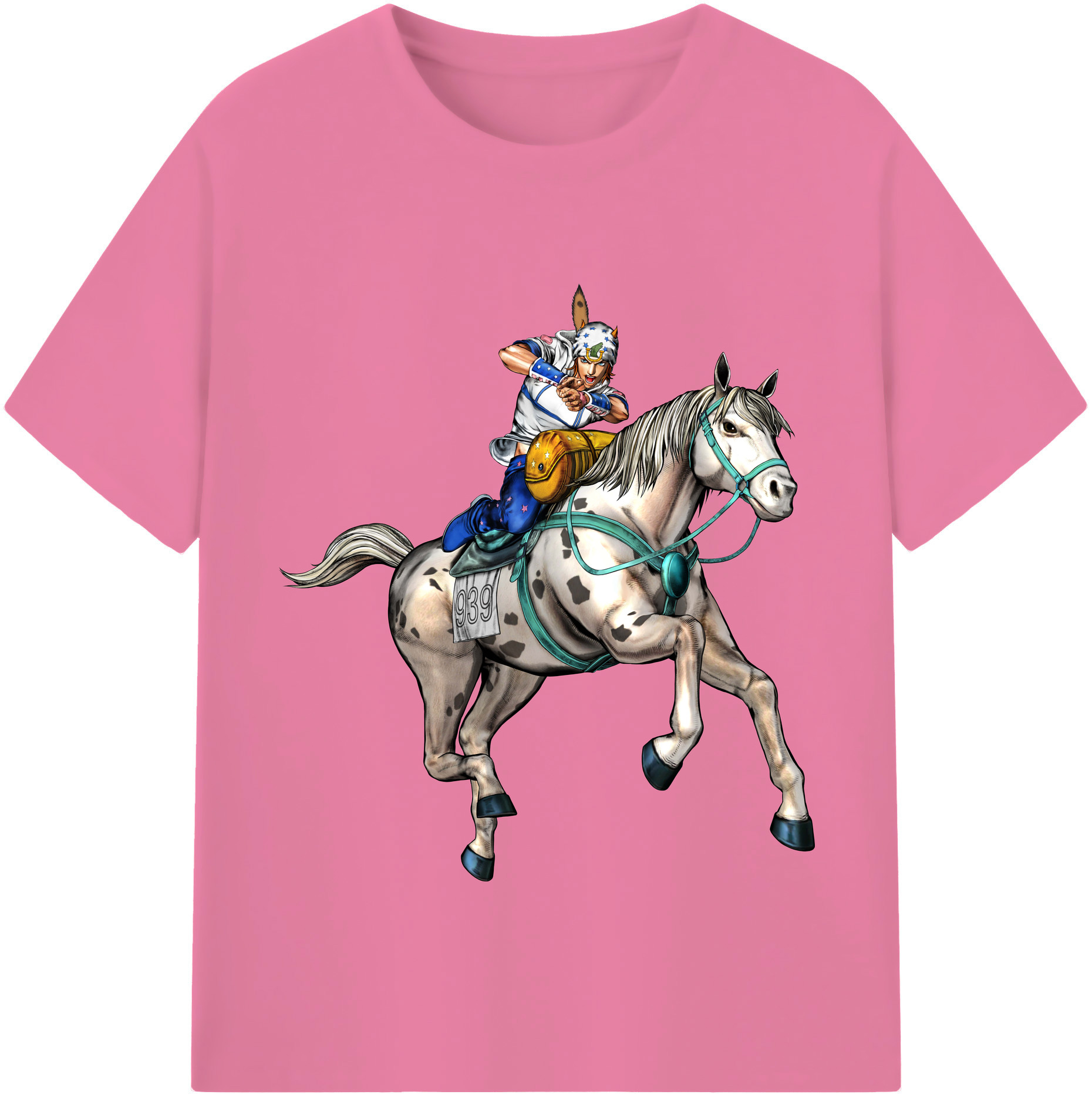 （画像用） ジョジョの奇妙な冒険 ジョナサン?ジョースター JoJo's Bizarre Adventure Jonathan Joestar 綿100％半袖Tシャツ（フロントプリント）